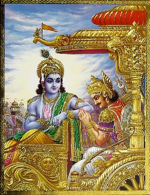 Bhagavad-gita - Krishna instrui Arjuna